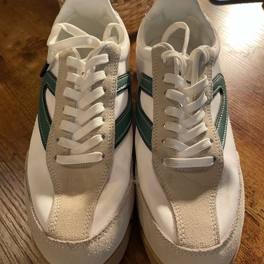 Tretorn Men's Sneakers in White and Green